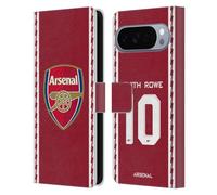 Head Case Designs Licenza Ufficiale Arsenal FC Smith Rowe 2022/23 Giocatori Home Kit Custodia Portafoglio in Pelle Compatibile con Google Pixel 10 Pro XL