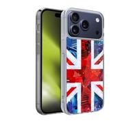 Head Case Designs Licenza Ufficiale Artpoptart Union Jack Bandiere Custodia in Gel [Protezione di Grado Militare] Compatibile con Apple iPhone 17 PRO