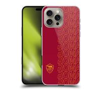Head Case Designs Licenza Ufficiale AS Roma Eco Grafica Crest Custodia Cover Dura per Parte Posteriore Compatibile con Apple iPhone 16 PRO Max