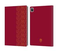 Head Case Designs Licenza Ufficiale AS Roma Eco Grafica Crest Custodia Portafoglio in Pelle Compatibile con Apple iPad PRO 13 M4 2024