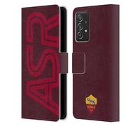 Head Case Designs Licenza Ufficiale AS Roma Fuori Misura Grafica Crest Custodia Portafoglio in Pelle Compatibile con Galaxy A52 / A52s / 5G (2021)