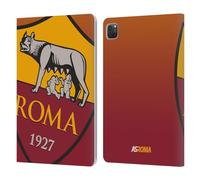 Head Case Designs Licenza Ufficiale AS Roma Gradiente Grafica Crest Custodia Portafoglio in Pelle Compatibile con Apple iPad PRO 11 2020/2021 / 2022