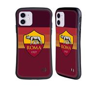 Head Case Designs Licenza Ufficiale AS Roma in Casa 2020/21 Kit Crest Custodia Cover Ibrida Compatibile con Apple iPhone 11