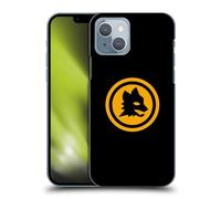 Head Case Designs Licenza Ufficiale AS Roma Nero E Oro Grafica Crest Custodia Cover Dura per Parte Posteriore Compatibile con Apple iPhone 14