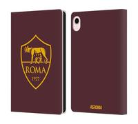 Head Case Designs Licenza Ufficiale AS Roma Stemma Logo Grafico 2024/25 Custodia Portafoglio in Pelle Compatibile con Apple iPad Mini (2021/2024)