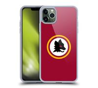 Head Case Designs Licenza Ufficiale AS Roma Wolf Circle Grafica Crest Custodia in Gel [Protezione di Grado Militare] Compatibile con Apple iPhone 11 PRO Max E Compatibile con MagSafe