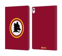 Head Case Designs Licenza Ufficiale AS Roma Wolf Circle Grafica Crest Custodia Portafoglio in Pelle Compatibile con Apple iPad Air 13 2024/2025
