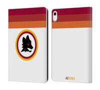 Head Case Designs Licenza Ufficiale AS Roma Wolf Retro Heritage Grafica Crest Custodia Portafoglio in Pelle Compatibile con Apple iPad 10.9 2022/2025