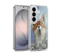 Head Case Designs Licenza Ufficiale Ash Evans Dandelion Fox Animali Custodia in Gel [Protezione di Grado Militare] Compatibile con Samsung Galaxy S26