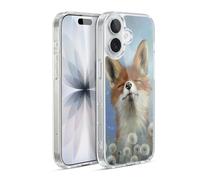 Head Case Designs Licenza Ufficiale Ash Evans Dandelion Fox Animali Custodia in Gel [Protezione di Grado Militare] Compatibile con Apple iPhone 17 E Compatibile con MagSafe