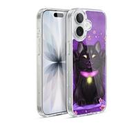 Head Case Designs Licenza Ufficiale Ash Evans Fortunato Gatti Neri Custodia in Gel [Protezione di Grado Militare] Compatibile con Apple iPhone 17 E con MagSafe