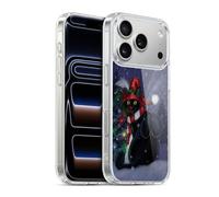 Head Case Designs Licenza Ufficiale Ash Evans Gioie Natalize Gatti Neri Custodia in Gel [Protezione di Grado Militare] Compatibile con Apple iPhone 17 PRO E con MagSafe