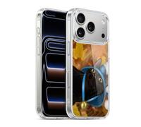 Head Case Designs Licenza Ufficiale Ash Evans Leaves Gatti Neri Custodia in Gel [Protezione di Grado Militare] Compatibile con Apple iPhone 17 PRO E con MagSafe