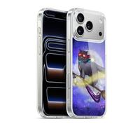 Head Case Designs Licenza Ufficiale Ash Evans Night Fly Gatti Neri Custodia in Gel [Protezione di Grado Militare] Compatibile con Apple iPhone 17 PRO Max E con MagSafe