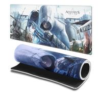 Head Case Designs Licenza Ufficiale Assassin's Creed Altaïr Lama Nascosta Arte Chiave 23.62 x 11.81 x 0.12 Inches (600 x 300 mm) - L Tappetino per Mouse E Scrivania da Ufficio per Giochi Tastiera PC
