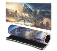 Head Case Designs Licenza Ufficiale Assassin's Creed Arte Chiave Bayek Origini Grafiche 23.62 x 11.81 x 0.12 inches (600 x 300 mm) - L Tappetino Per Mouse E Scrivania Da Ufficio Per Giochi Tastiera PC