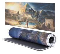 Head Case Designs Licenza Ufficiale Assassin's Creed Arte Chiave Bayek Origini Grafiche 37.4 x 15.75 x 0.16 inches (900 x 400 mm) - XL Tappetino Per Mouse E Scrivania Da Ufficio Per Giochi Tastiera PC