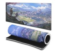 Head Case Designs Licenza Ufficiale Assassin's Creed Arte Chiave Grafica Shadows 23.62 x 11.81 x 0.12 Inches (600 x 300 mm) - L Tappetino per Mouse E Scrivania da Ufficio per Giochi Tastiera PC
