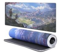 Head Case Designs Licenza Ufficiale Assassin's Creed Arte Chiave Grafica Shadows 37.4 x 15.75 x 0.16 Inches (900 x 400 mm) - XL Tappetino per Mouse E Scrivania da Ufficio per Giochi Tastiera PC