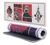 Head Case Designs Licenza Ufficiale Assassin's Creed Arte dei Personaggi Grafica Shadows 37.4 x 15.75 x 0.16 Inches (900 x 400 mm) - XL Tappetino per Mouse E Scrivania per Giochi Tastiera PC