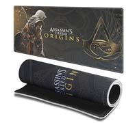 Head Case Designs Licenza Ufficiale Assassin's Creed Bayek Origini Grafiche 23.62 x 11.81 x 0.12 Inches (600 x 300 mm) - L Tappetino per Mouse E Scrivania da Ufficio per Giochi Tastiera PC