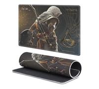 Head Case Designs Licenza Ufficiale Assassin's Creed Bayek Origini Grafiche 9.84 x 11.81 x 0.12 Inches (250 x 300 mm) - S Tappetino per Mouse E Scrivania da Ufficio per Giochi Tastiera PC