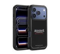 Head Case Designs Licenza Ufficiale Assassin's Creed Bianco E Rosso Bandiera Nera Logo Custodia Antiurto Ultra Blindata compatibile con Apple iPhone 17 Pro Max