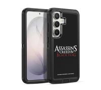 Head Case Designs Licenza Ufficiale Assassin's Creed Bianco E Rosso Bandiera Nera Logo Custodia Antiurto Ultra Blindata compatibile con Samsung Galaxy S26 Plus