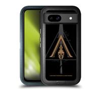 Head Case Designs Licenza Ufficiale Assassin's Creed Crest & Broken Spear Odissea Capolavoro Custodia Antiurto Ultra Blindata Compatibile con Google Pixel 8a