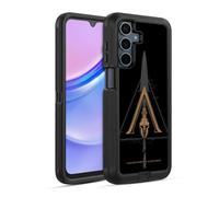 Head Case Designs Licenza Ufficiale Assassin's Creed Crest & Broken Spear Odissea Capolavoro Custodia Antiurto Ultra Blindata Compatibile con Samsung Galaxy A15