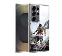 Head Case Designs Licenza Ufficiale Assassin's Creed Edward Spada Bandiera Nera Arte Chiave Custodia in Gel [Grado Militare] Compatibile con Samsung Galaxy S25 Ultra E Compatibile con MagSafe