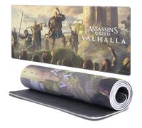 Head Case Designs Licenza Ufficiale Assassin's Creed Eivor Donna Capo del Raid Grafica Valhalla 37.4 x 15.75 x 0.16 Inches (900 x 400 mm) - XL Tappetino per Mouse E Scrivania per Giochi Tastiera PC