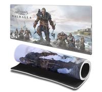 Head Case Designs Licenza Ufficiale Assassin's Creed Eivor Uomo Arte Chiave Grafica Valhalla 23.62 x 11.81 x 0.12 Inches (600 x 300 mm) - L Tappetino per Mouse E Scrivania per Giochi Tastiera PC