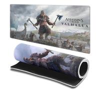 Head Case Designs Licenza Ufficiale Assassin's Creed Eivor Uomo Grafica Valhalla 23.62 x 11.81 x 0.12 Inches (600 x 300 mm) - L Tappetino per Mouse E Scrivania da Ufficio per Giochi Tastiera PC