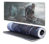 Head Case Designs Licenza Ufficiale Assassin's Creed Eivor Uomo Raid Grafica Valhalla 37.4 x 15.75 x 0.16 Inches (900 x 400 mm) - XL Tappetino per Mouse E Scrivania da Ufficio per Giochi Tastiera PC