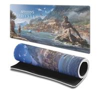 Head Case Designs Licenza Ufficiale Assassin's Creed Kassandra Odissea Arte Chiave 23.62 x 11.81 x 0.12 Inches (600 x 300 mm) - L Tappetino per Mouse E Scrivania da Ufficio per Giochi Tastiera PC