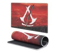 Head Case Designs Licenza Ufficiale Assassin's Creed Katana con Stemma Grafica Shadows 9.84 x 11.81 x 0.12 Inches (250 x 300 mm) - S Tappetino per Mouse E Scrivania da Ufficio per Giochi Tastiera PC