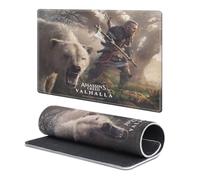 Head Case Designs Licenza Ufficiale Assassin's Creed La Via del Berserker Grafica Valhalla 9.84 x 11.81 x 0.12 Inches (250 x 300 mm) - S Tappetino per Mouse E Scrivania per Giochi Tastiera PC