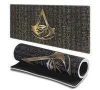 Head Case Designs Licenza Ufficiale Assassin's Creed Logo 3D Geroglifici Origini Grafiche 23.62 x 11.81 x 0.12 Inches (600 x 300 mm) - L Tappetino per Mouse E Scrivania per Giochi Tastiera PC