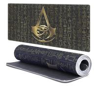 Head Case Designs Licenza Ufficiale Assassin's Creed Logo 3D Geroglifici Origini Grafiche 37.4 x 15.75 x 0.16 Inches (900 x 400 mm) - XL Tappetino per Mouse E Scrivania per Giochi Tastiera PC