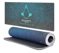 Head Case Designs Licenza Ufficiale Assassin's Creed Logo Grafica Valhalla 37.4 x 15.75 x 0.16 Inches (900 x 400 mm) - XL Tappetino per Mouse E Scrivania da Ufficio per Giochi Tastiera PC