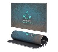 Head Case Designs Licenza Ufficiale Assassin's Creed Logo Grafica Valhalla 9.84 x 11.81 x 0.12 Inches (250 x 300 mm) - S Tappetino per Mouse E Scrivania da Ufficio per Giochi Tastiera PC