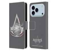 Head Case Designs Licenza Ufficiale Assassin's Creed Luce Logo Custodia Portafoglio in Pelle Compatibile con Apple iPhone 17 Pro