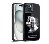 Head Case Designs Licenza Ufficiale Assassin's Creed metà Tipografia eredità Cover in Gel Rinforzata [Protezione di Grado Militare] Compatibile con Apple iPhone 15