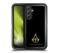 Head Case Designs Licenza Ufficiale Assassin's Creed Oro Bandiera Nera Logo Custodia Antiurto Ultra Blindata compatibile con Samsung Galaxy A54 5G