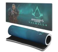 Head Case Designs Licenza Ufficiale Assassin's Creed Poster Eivor Uomo Grafica Valhalla 23.62 x 11.81 x 0.12 inches (600 x 300 mm) - L Tappetino Per Mouse E Scrivania Da Ufficio Per Giochi Tastiera PC