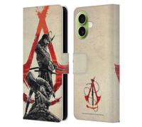 Head Case Designs Licenza Ufficiale Assassin's Creed Yasuke E Naoe Grafica Shadows Custodia Portafoglio in Pelle Compatibile con Apple iPhone 17