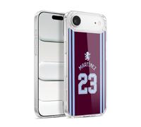Head Case Designs Licenza Ufficiale Aston Villa FC Emiliano Martínez 2026/27 Kit Casa Giocatori Custodia in Gel [Grado Militare] Compatibile Con Apple iPhone 17 Air E Compatibile Con MagSafe