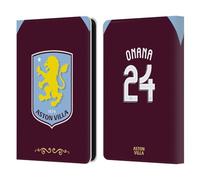 Head Case Designs Licenza Ufficiale Aston Villa Football Club Amadou Onana 2025/26 Giocatori Home Kit Custodia Portafoglio in Pelle Compatibile con Amazon Kindle 11th Gen 6in 2022