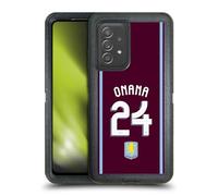 Head Case Designs Licenza Ufficiale Aston Villa Football Club Amadou Onana Kit Giocatore 2024/25 con Stemma Custodia Antiurto Ultra Blindata Compatibile con Galaxy A52 / A52s / 5G (2021)